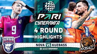 Nova vs. Kuzbass | HIGHLIGHTS | 4 Round | Pari SuperLeague 2025