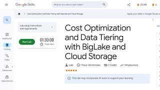 Cost Optimization and Data Tiering with BigLake and Cloud Storage GSP267