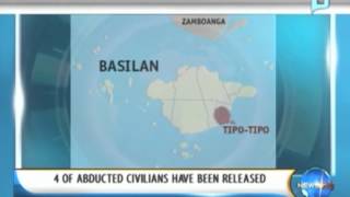 NewsLife: 4 of abducted civilians in Basilan have been released