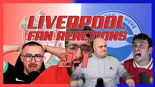 LIVERPOOL FANS LOVING LIFE 😃 REACTION TO LIVERPOOL'S WIN AGAINST BRIGHTON 2-1 - 24/25 PREMIER LEAGUE