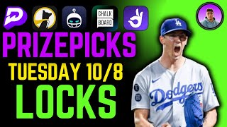 PRIZEPICKS MLB TUESDAY 10/8/24 - FREE PICKS!!! (+40 UNITS THIS WEEK!!! 🔥) BEST PLAYER PROPS and BETS