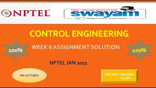 🔥💥100%💥🔥💥WEEK 6 CONTROL ENGINEERING ASSIGNMENT SOLUTION 💥
