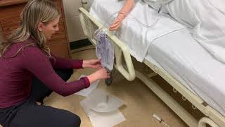 Home Health Aide Skill III Emptying Urinary Drainage Unit