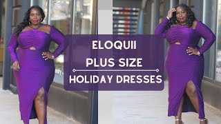 Eloquii Plus Size Holiday Dresses | Try On Haul