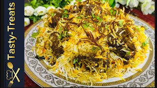 Flavorful Mutton Biryani - Rich Spices and Herbs Recipe by Tasty-Treats #muttonbiryani