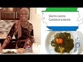 How to cook Sierra Leone Cassava Leaves