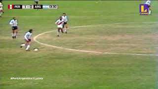 PERU 1 ARGENTINA 0 HD 1985 Maradona vs Reyna Martinez Morosini   El Veco