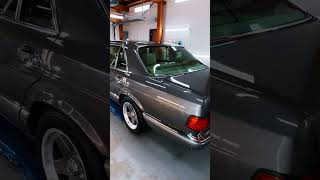 Mercedes Benz 500 SEL . Renovace laku strojní leštění . Aplikace Grafenu . Čistič Butch Karlovy Vary