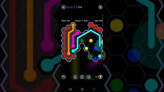 How to solve flow free hexa (inkblot pack level 13)