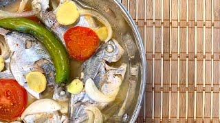 Pangat na Isda sa Kamatis | Butterfish in Tomato | Filipino Cuisine | Cooking Philippines