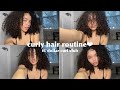 curly hair routine ft. dollar curl club