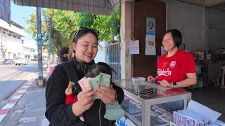 สาวลาวมาขึ้นเงินรางวัลลอตเตอรี่ที่ไทยครั้งแรก!ตื่นเต้นมากๆไม่คิดว่าจะง่ายขนาดนี้😳🇹🇭🇱🇦