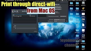 How to connect to a HP Deskjet GT 5820 printer through direct wifi in Mac OS