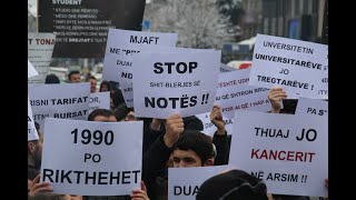 Protestë e studentëve në Tetovë