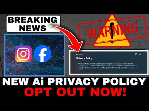 FACEBOOK WARNING! NEW PRIVACY POLICY from Ai! TURN OFF NOW! (How to guide) 2024!