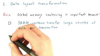 Data Layout Transformation - Intro to Parallel Programming