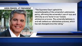 UT admissions process under scrutiny again