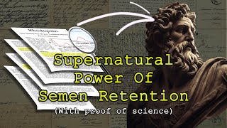 Supernatural Power of Semen Retention (with proof of science)