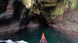 Video 2 of 5 Sea kayak paddle from Portskerra to Strathy Beach on 9 November 2024.