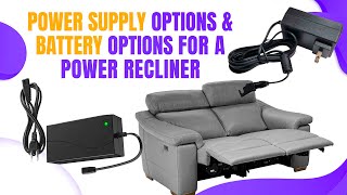 Power Recliner Power Supply and Lithium Rechargeable Battery Options. Eliminate the wires #recliner