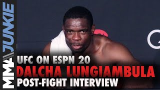 UFC on ESPN 20: Dalcha Lungiambula full post-fight interview