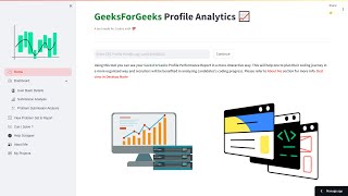 GeeksForGeeks Profile Analytics | Selenium | Web Scrapping | Data Analysis | Streamlit | Plotly | AI