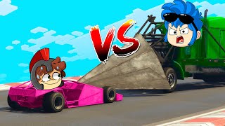 GTA 5 pero LOS COMPAS CHOCAN EN SUPER COCHES 😱 ¡LA CARRERA MÁS IMPOSIBLE!