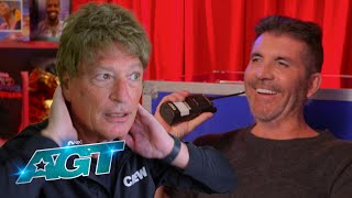 Simon Cowell and Howie Mandel Pull FUNNY Pranks | AGT 2022