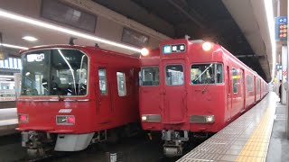 最後の力走!!　三河ワンマン脱走運用!!　運用最終日!!　名鉄6000系三河ワンマン車6002f　急行岐阜行き　名鉄一宮入線　2023.3.11