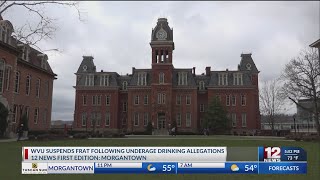 WVU suspends fraternity amid underage drinking allegations