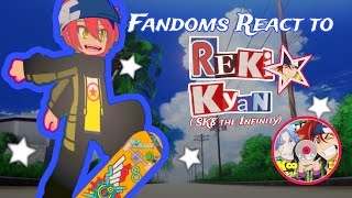 FANDOMS REACT TO REKI KYAN 2/8 (Mistakes 💃! credits in Disc)