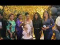 BIMBO OSHINE, FATHIA BALOGUN,BIMBO THOMAS&KEMI KOREDE CUTTING BIRTHDAY CAKE CEO AMALAZONE OLASIMBO