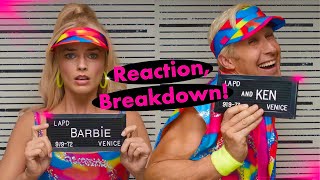 BARBIE 2023 Main Trailer REACTION + Full BREAKDOWN!! 💖 #barbie #margotrobbie #ryangosling