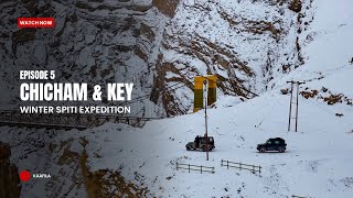 Kaza - Chicham Bridge - Key Monastery | Road Condition | Winter Spiti 2025 | EP.5 | #RudraShoots