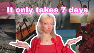 how to change your life in 7 days **manifest a new identity**