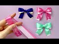 【裏面を出さない】重ねリボンの作り方／ the back side does not show how to make a two layered ribbon bow