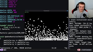Coding a Particle Simulation in C