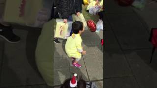 2016/12/24寶寶妹初次路跑2