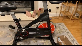SYRINX Exercise Bike Indoor Cycling Bike Stationary Bikes Review, Good solid quality, very adjustabl