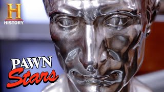 Pawn Stars: RARE Julius Caesar Bust is PURE SILVER (Season 18) | History