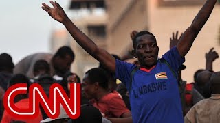 Celebrations in Zimbabwe after Robert Mugabe resigns