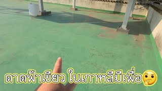 ดาดฟ้าเขียวเกาหลีเอาไว้ทำอะไร? ชนบทภาคไต้เกาหลี ยามเย็น