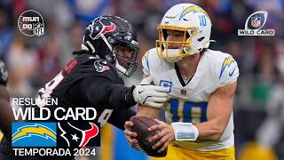 Los Angeles Chargers vs. Houston Texans | Resumen en español - Playoffs 2025 NFL Highlights