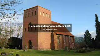 Hebesatzänderungen in Benz 2025 - Gewerbesteuer News