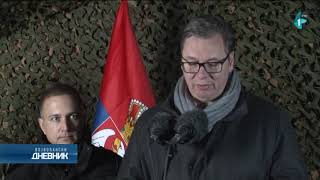 Predsednik Srbije Aleksandar Vučić na Združenoj taktičkoj vežbi