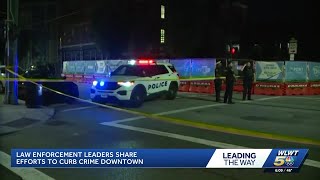 Police leaders share progress in effort to curb crime in downtown Cincinnati