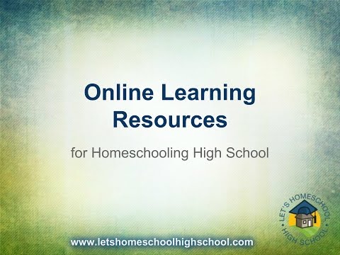 Online learning resources