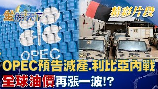 OPEC預告減產、利比亞內戰 全球油價再漲一波！？│@tvbsmoney 20220830