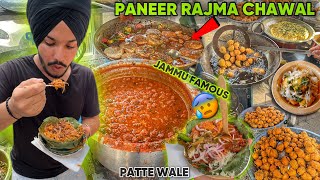 Most Famous RAJMA CHAWAL Patte Wale Of JAMMU 😋 Ram Ladoo & Chutney | Street Food