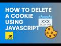 How to Delete a Cookie Using JavaScript || Self Learning - Lesson 21